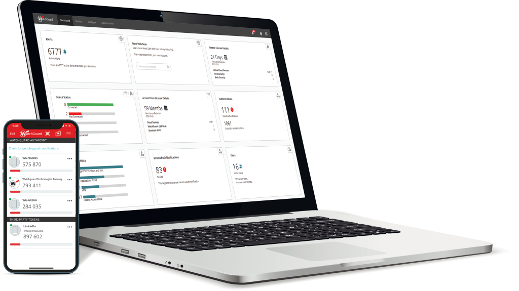 Representative visual for WatchGuard AuthPoint identity security